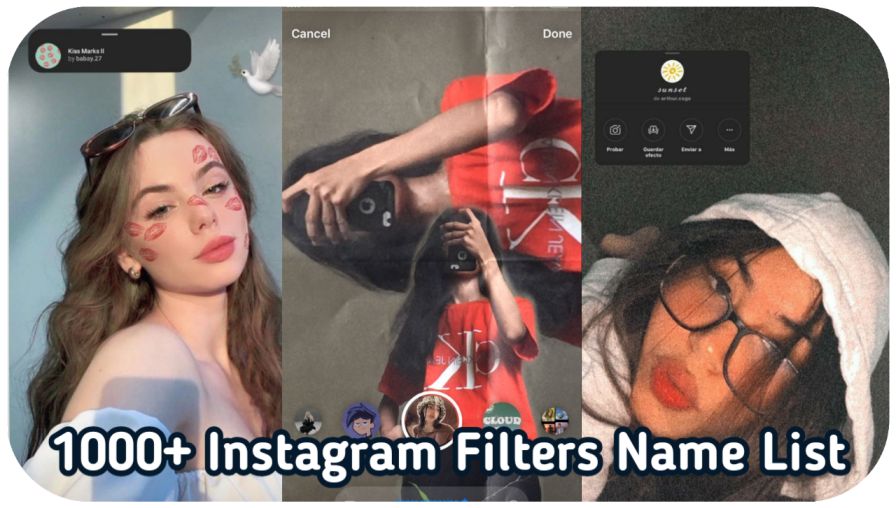 instagram filters Name