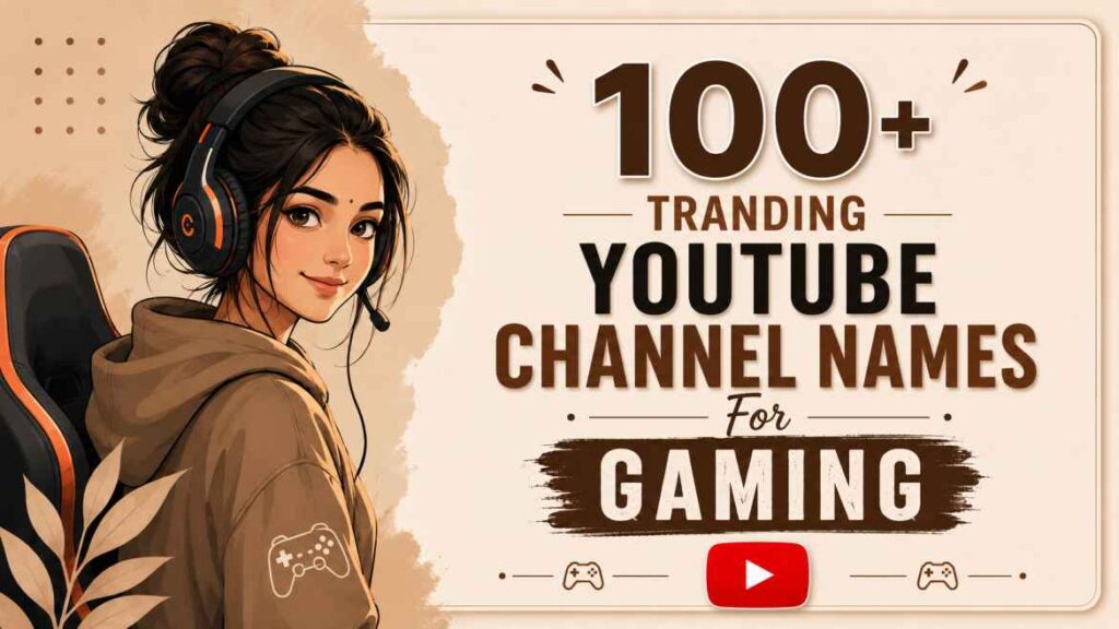 Youtube Channel Names For Gaming
