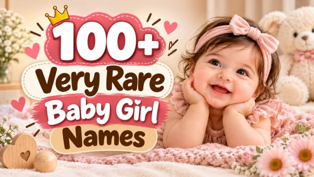 100+ Very Rare Baby Girl Names with Beautiful Meanings.