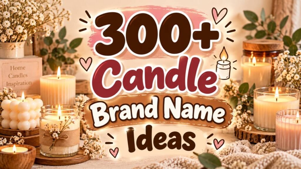 300+ Candle Brand Name Ideas