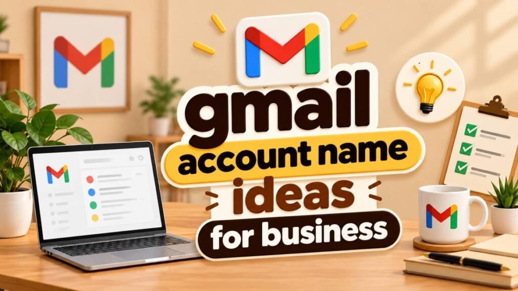 Gmail Account Name Ideas for Business