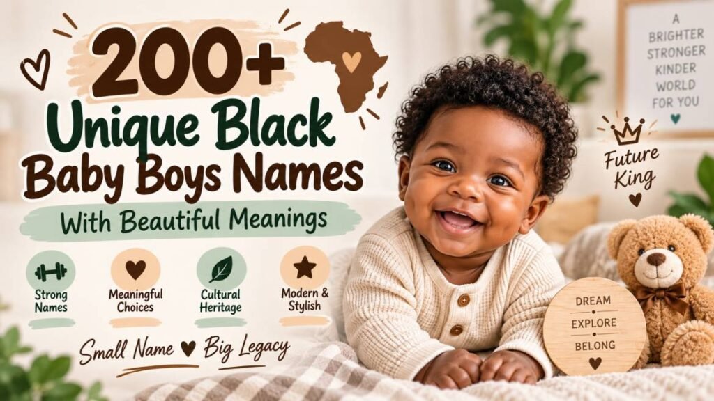 Unique Black Baby Boys Names With Meanings