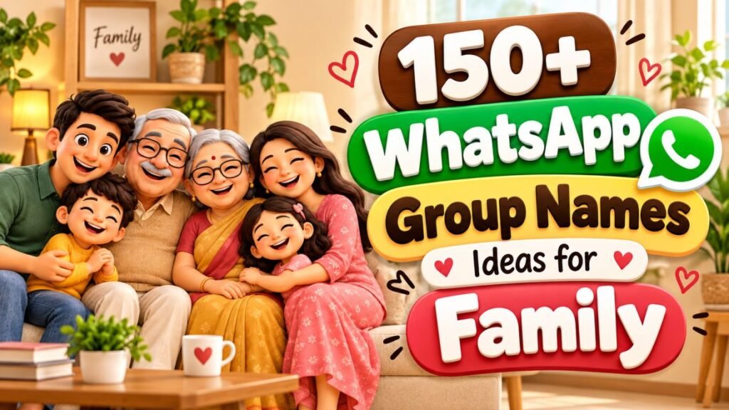 WhatsApp Group Names Ideas for Family