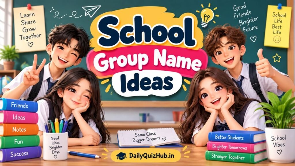 school group name ideas