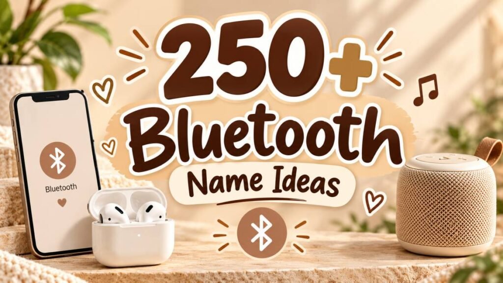 Bluetooth Name Ideas