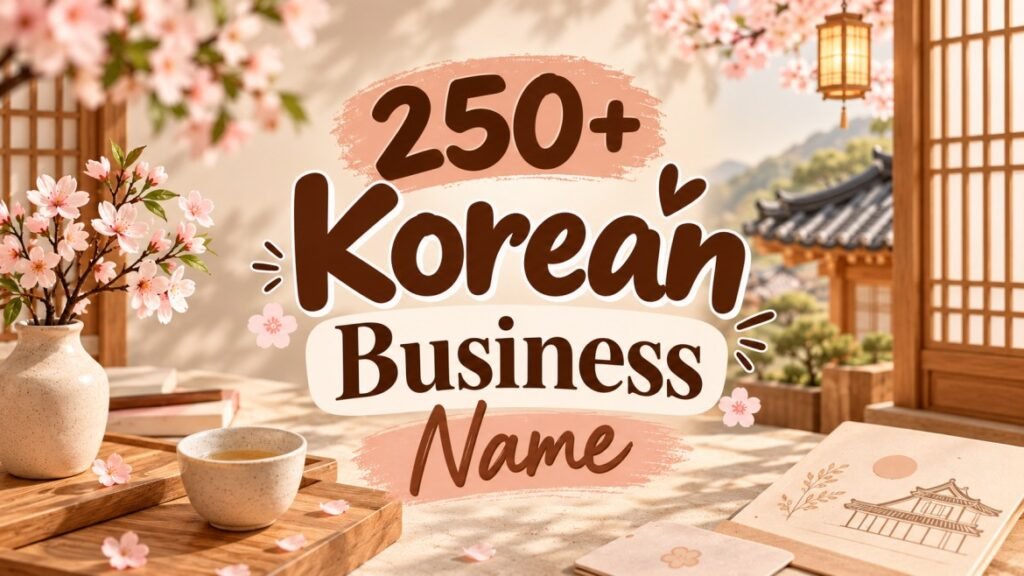 Korean Business Name